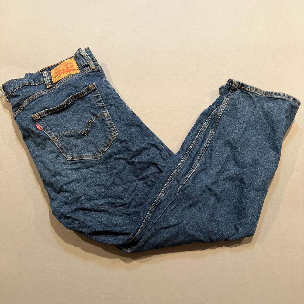 Levi's 505 Regular Fit Jeans Dark Blue Denim